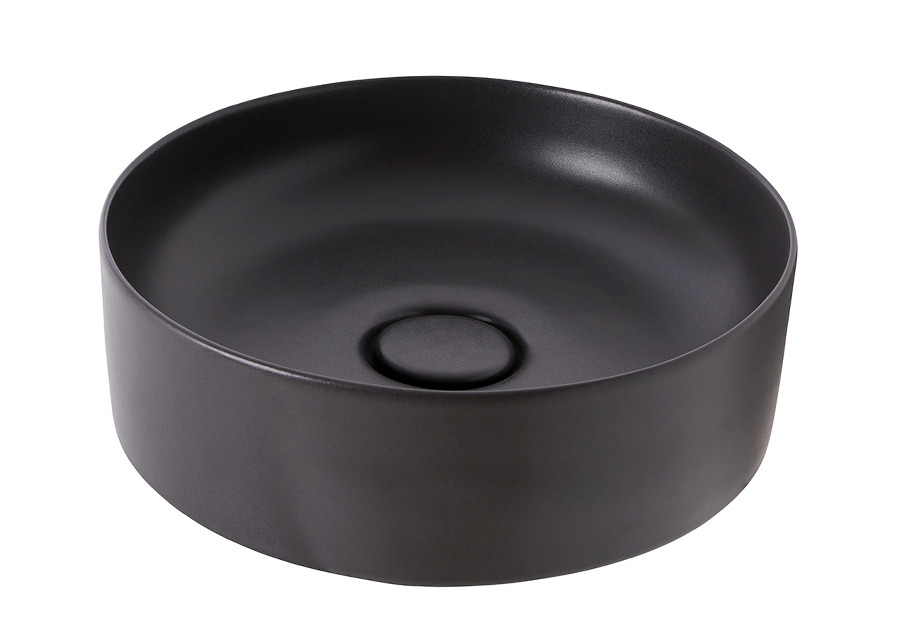 VENEZIA Round Counter Top Basin - GRAPHITE 390mm JBSV039G